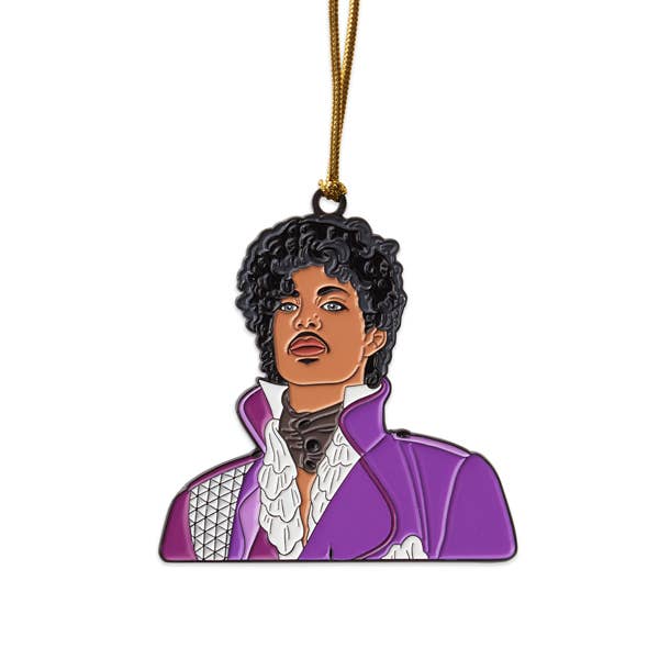 Purple Reign Enamel Holiday Ornament