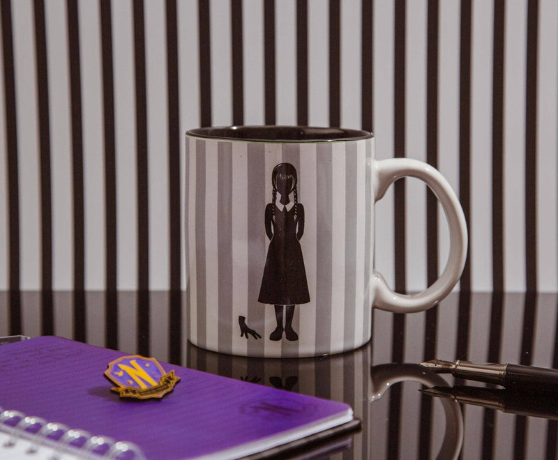 Wednesday Wear Black 20oz White Ceramic Mug