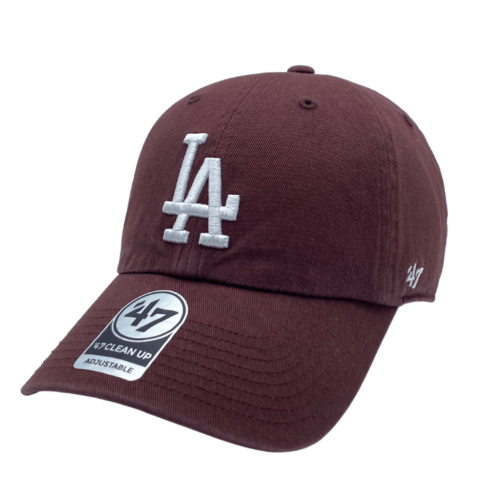 47 Brand Los Angeles Dodgers Clean Up Hat Cacao LOCAL FIXTURE