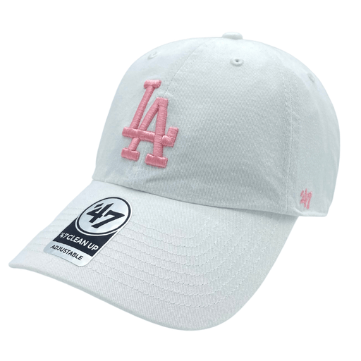 47 BRAND HATS '47 Brand Los Angeles Dodgers Clean Up Hat in White