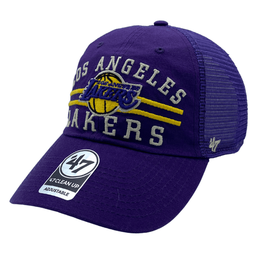 47 Purple/Gold Los Angeles Lakers Super Hitch Adjustable Hat