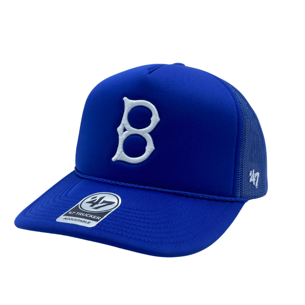 Brooklyn dodgers trucker hat sales