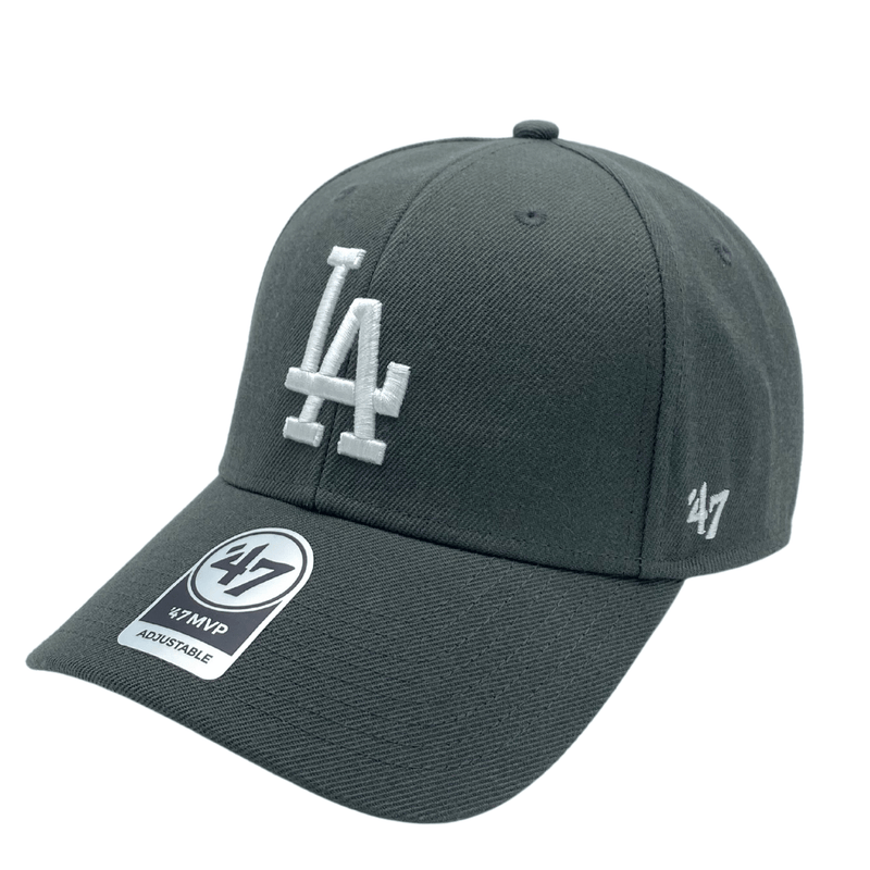 47 BRAND HATS Los Angeles Dodgers Charcoal '47 MVP Wool