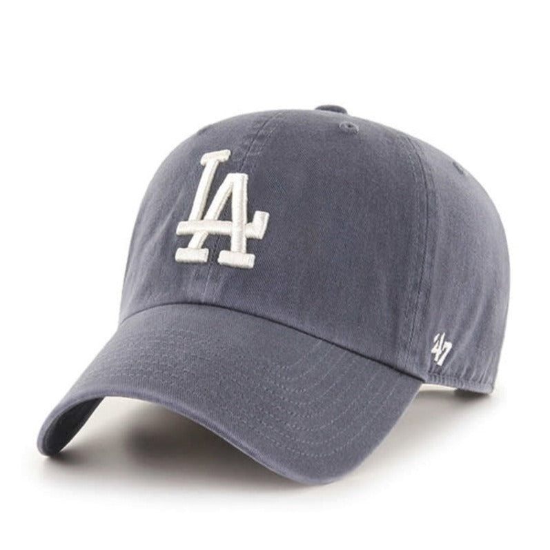 LOS ANGELES DODGERS VINTAGE NAVY 47 CLEAN UP W/ NO LOOP LABEL