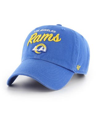 47 BRAND HATS LOS ANGELES RAMS MONTEGO PHOEBE '47 CLEAN UP