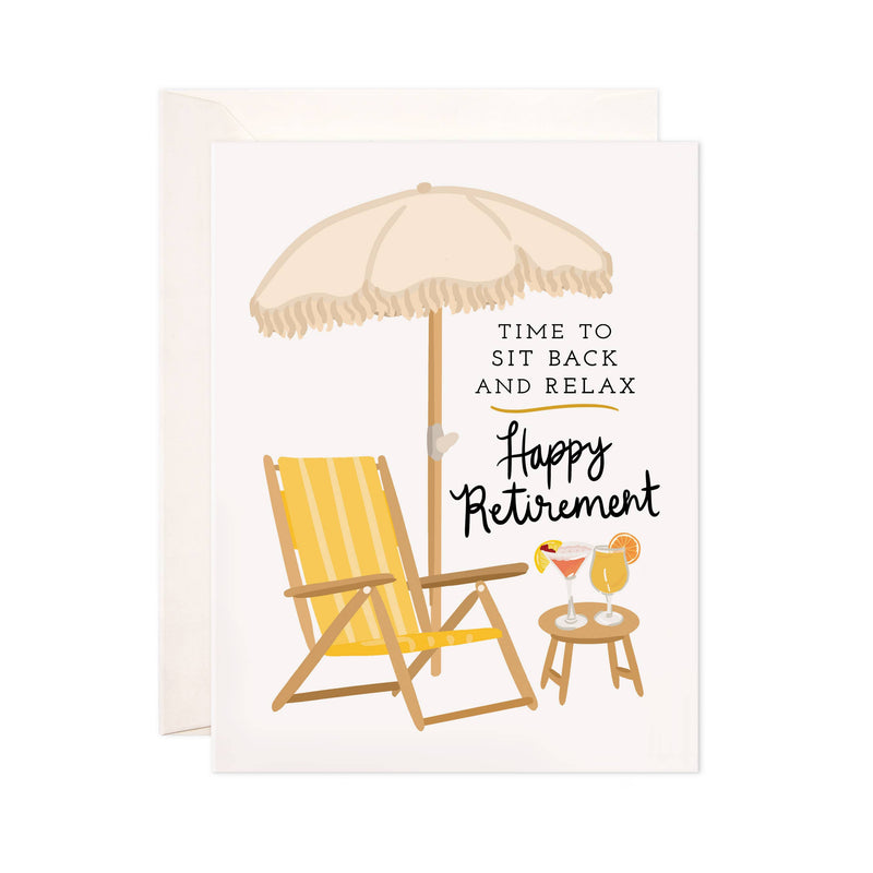 Sit Back and Relax Greeting Card - Retirement Card