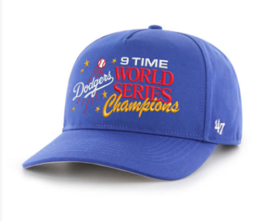 LOS ANGELES DODGERS 2025 WORLD SERIES  ROYAL MLB MULTI CHAMPS 47 HITCH 9X CHAMPS