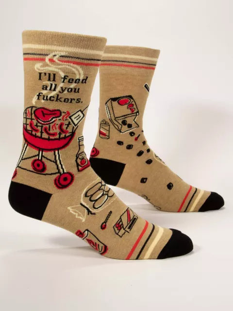 I'll Feed All You Fuckers - Crew Socks - LOCAL FIXTURE