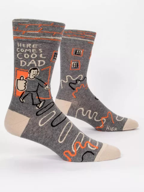 Here Comes Cool Dad M - Crew Socks - LOCAL FIXTURE