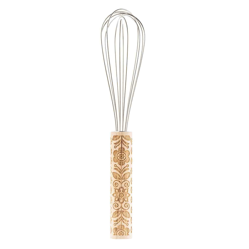 Embossed Decorative Whisk , Spring Design