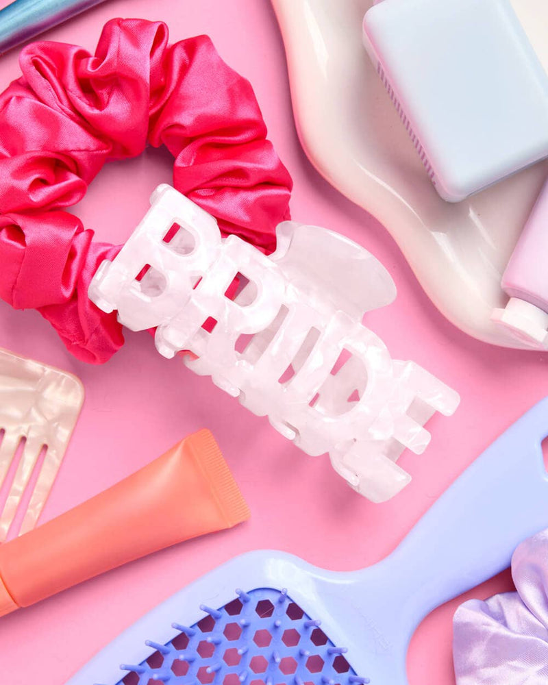 Bride Word Claw Clip