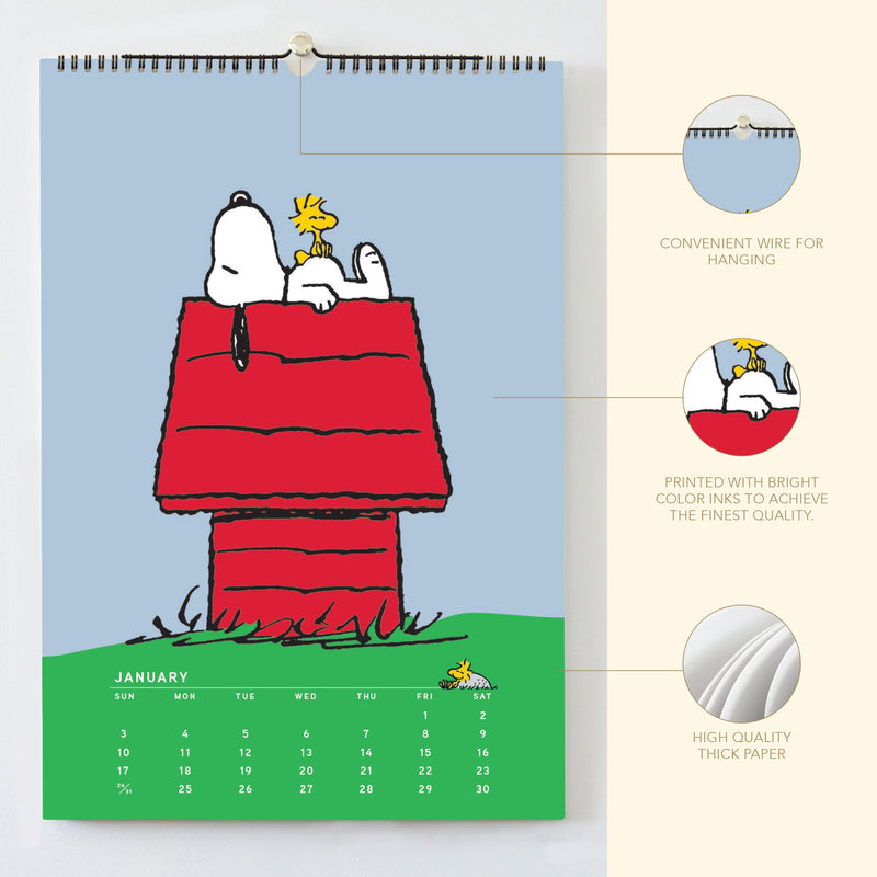 Peanuts 13x19 Limited Edition Wall Calendar artwork