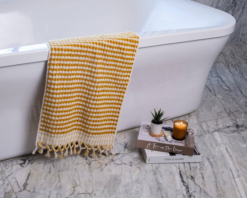 Terry Hand Towel |Turkish Cotton |Super Soft | Oversized: Black