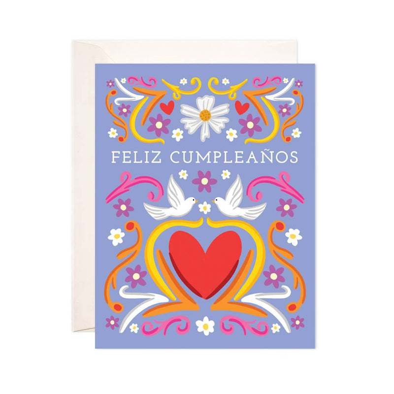 Corazon Cumpleaños Greeting Card - Spanish Birthday Card