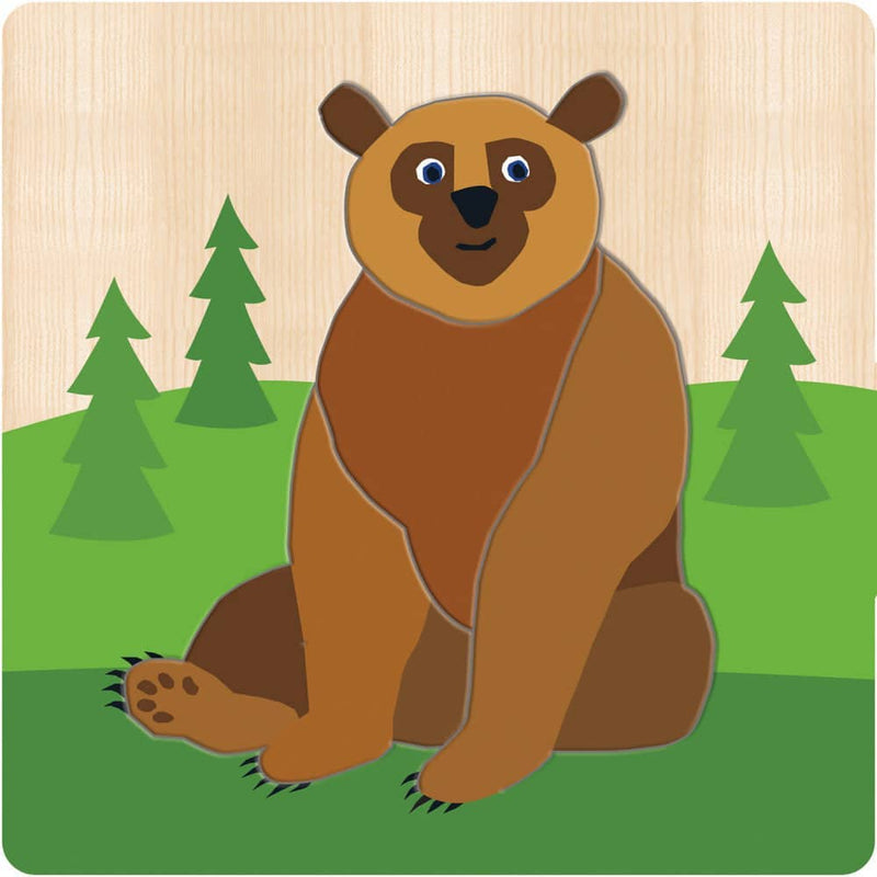 Eric Carle Chunky Wood Puzzles - Kids 4 Pack