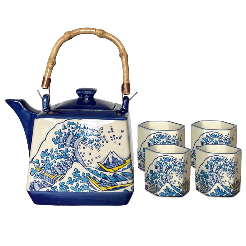 Great Wave Tea Set