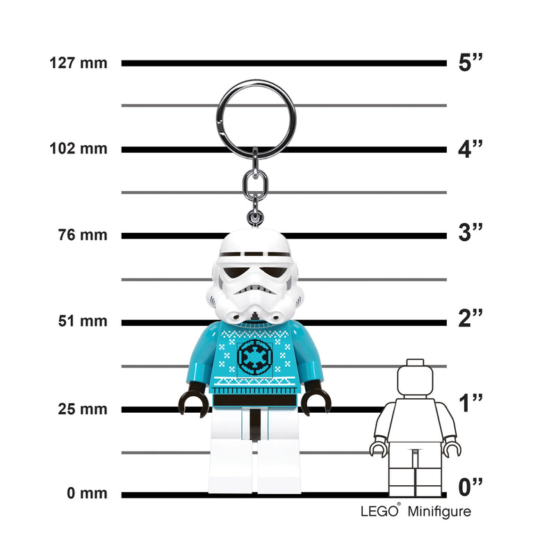 Lego Star Wars Holiday Sweater Empire Led Keychain