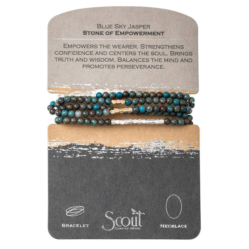 Stone Wrap: Blue Sky Jasper - Stone of Empowerment