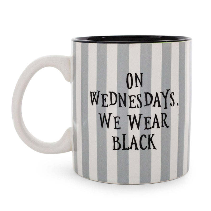 Wednesday Wear Black 20oz White Ceramic Mug