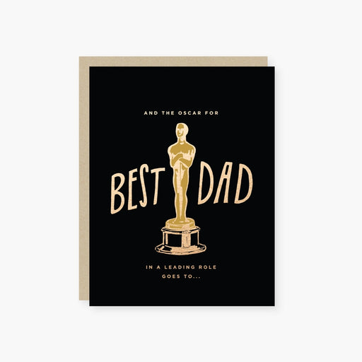 Oscar For Best Dad in A Leading Role Father's Day Card - LOCAL FIXTURE