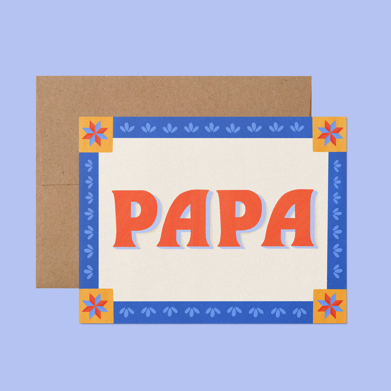 Papa Spanish Father's Day Greeting Card