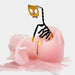 54 CELSIUS CANDLE Pyropet Kisa Cat Skeleton Candle | Light Pink
