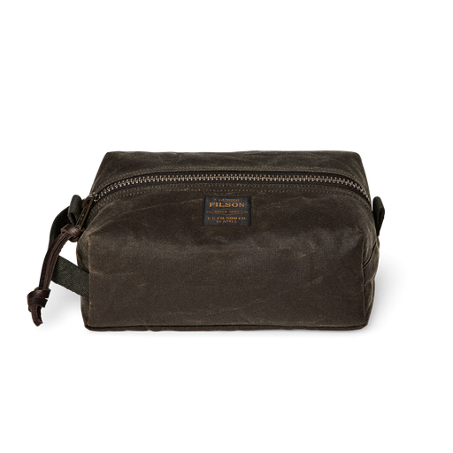 Filson Tin Cloth Travel Kit in Otter Green