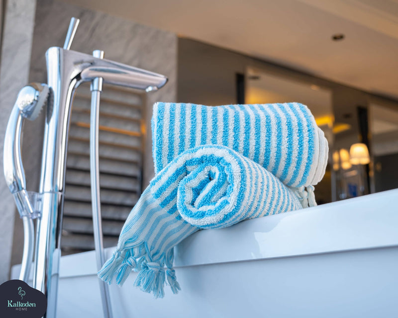 Handwoven Hand Towel |Bath Towel| Kitchen Towel | Oversized: Rainbow / Hand Towel