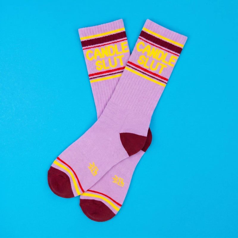 Candle Slut Gym Crew Socks