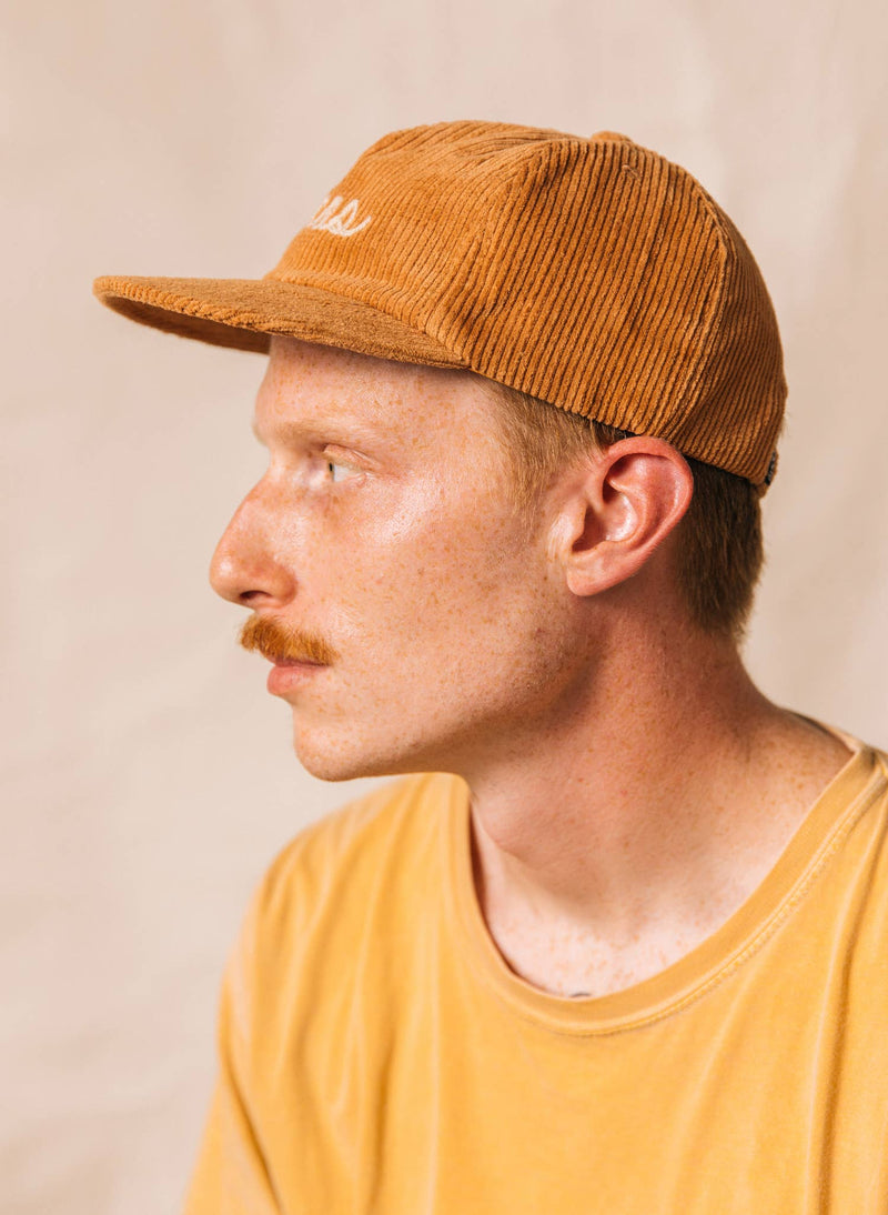 Tacos Chainstitch Rust Corduroy Hat, Western