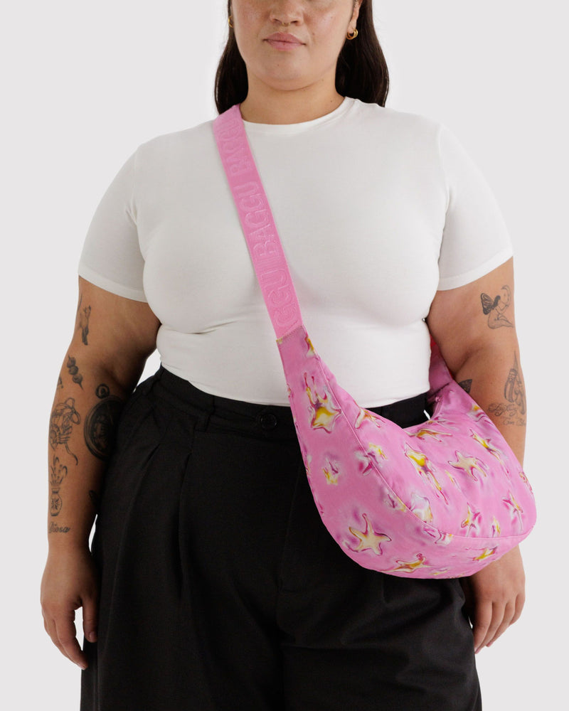 Medium Nylon Crescent Bag | Summer 2026