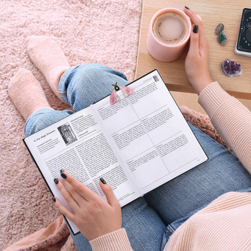 MOTH MARKS - Celestial Moth Bookmarks