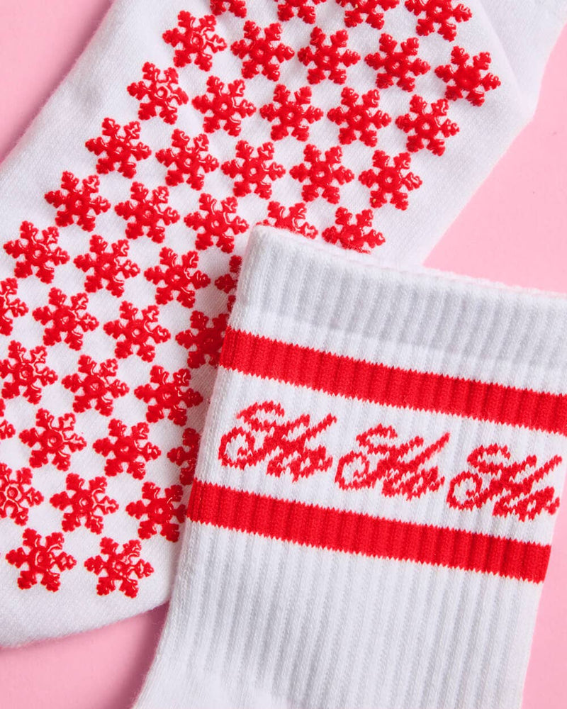 Christmas Pilates Socks