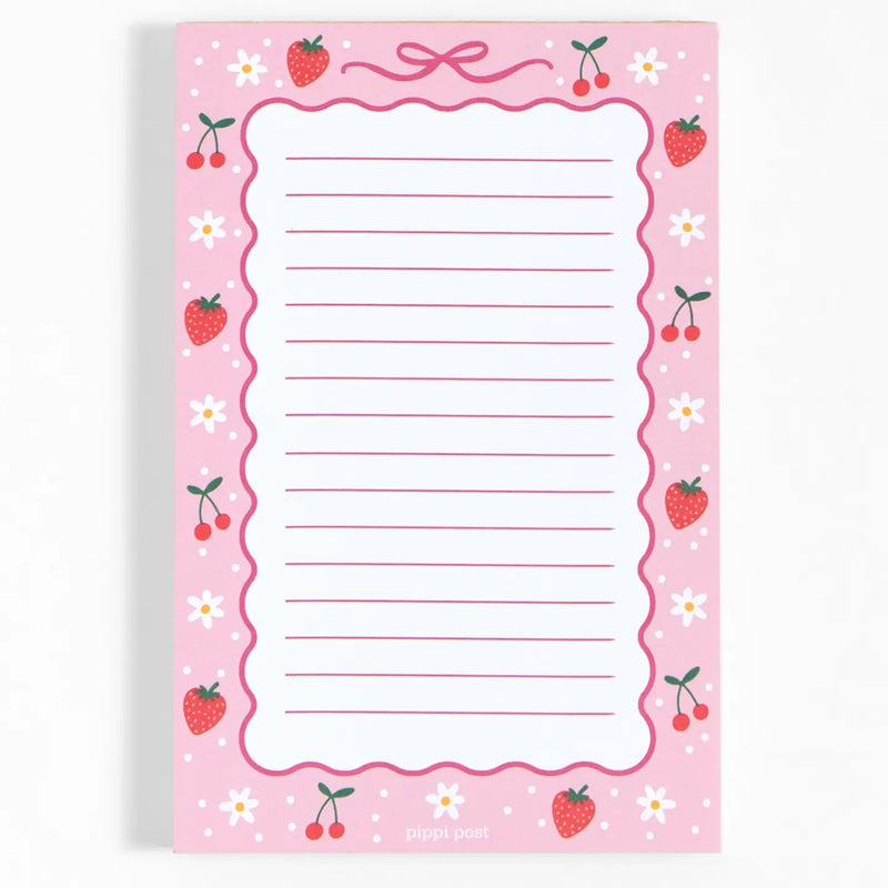 Berries & Bows 4x6 Notepad