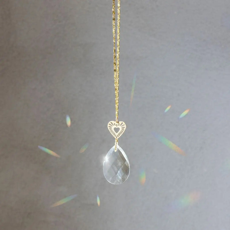 Pocket Suncatcher - Radiating Heart