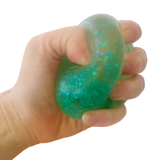Zorbitz Marshmello Sparkle Squishy Ball