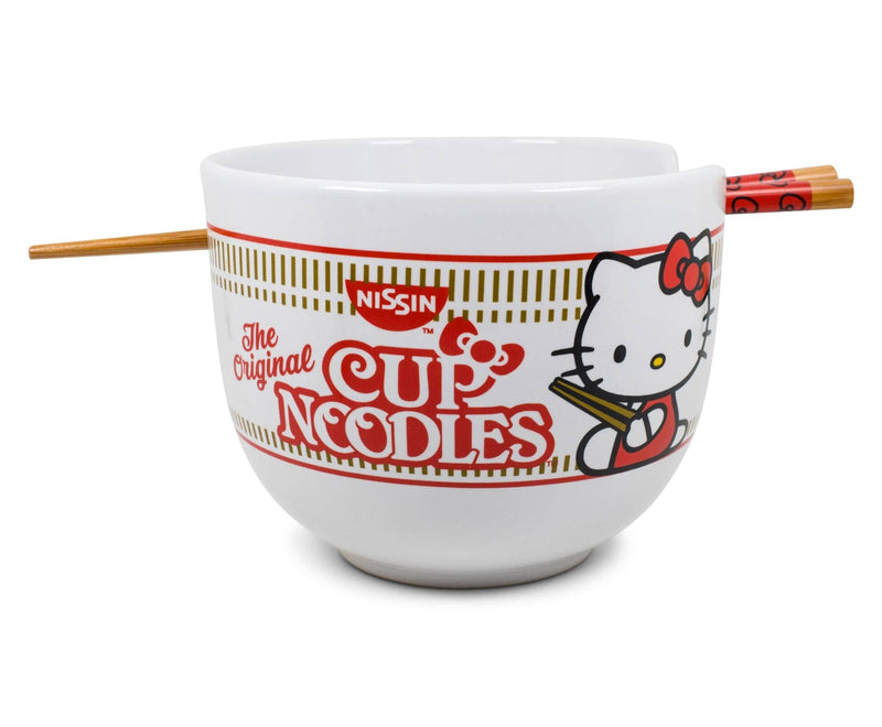 Hello Kitty Cup Noodles Ramen Bowl w/ Chopsticks