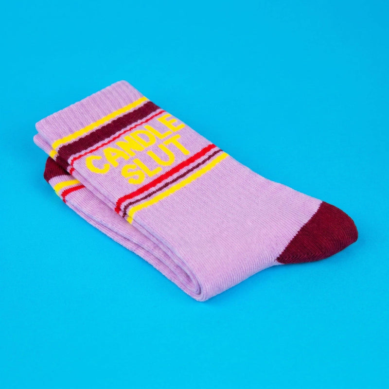 Candle Slut Gym Crew Socks