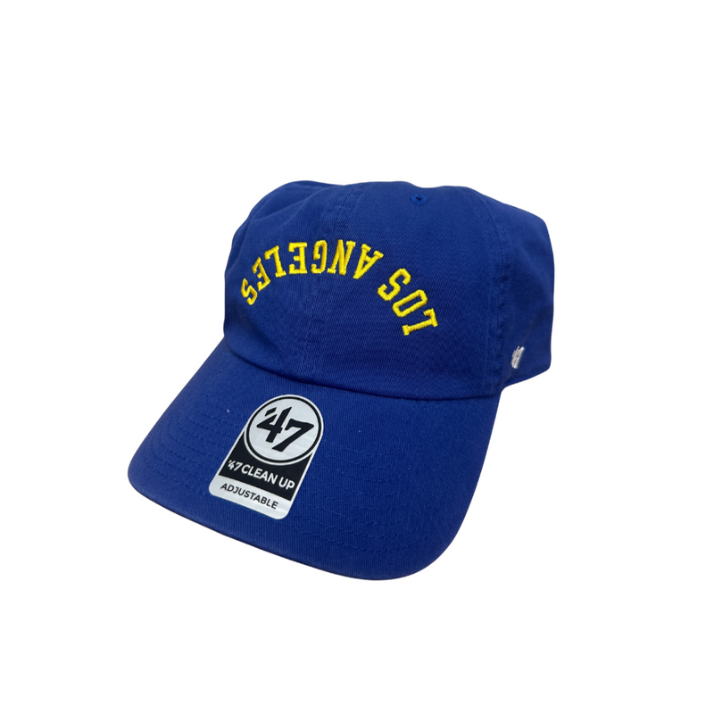 Los Angeles Rams Royal Flip Script '47 Clean Up Hat w/SE