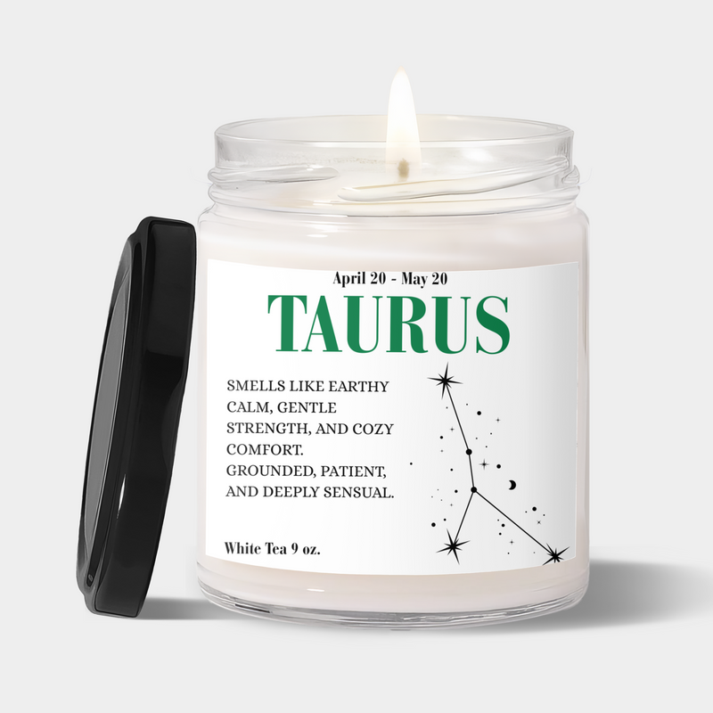 Taurus 9oz Zodiac Candle