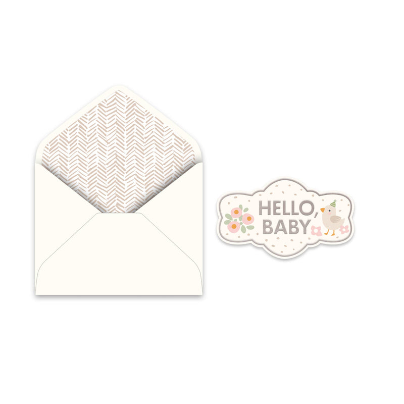 Hello, Sweet Baby Friends Deluxe Greeting Card