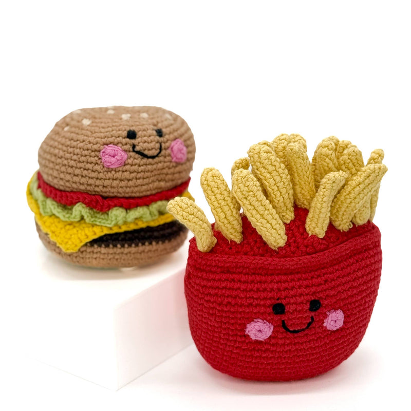 Pretend Play Food Rattle - Classic Burger 🍔