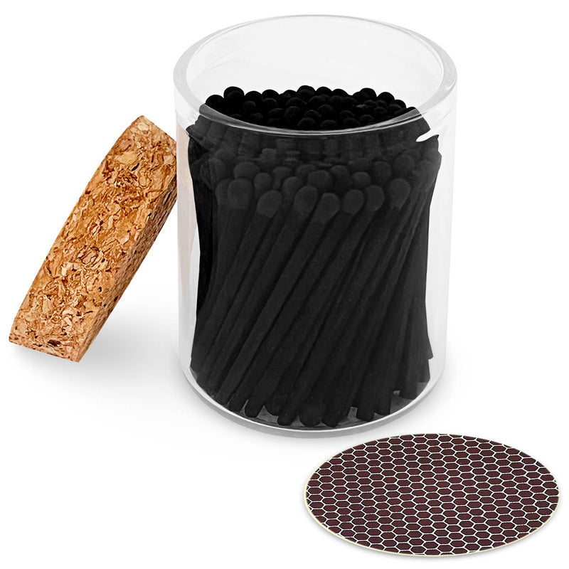 2" Matches in Cork Top Jar