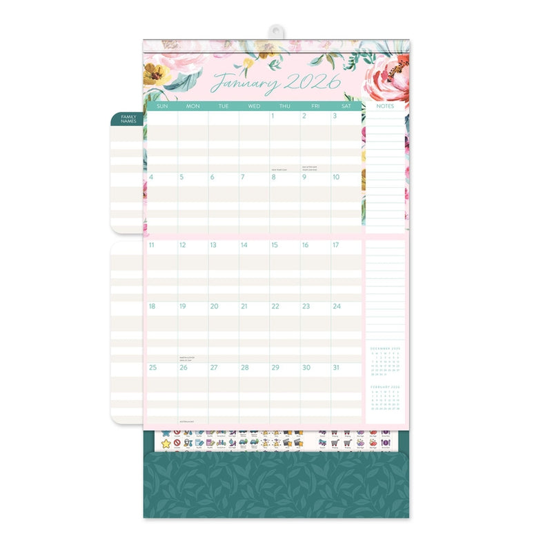 2026 Bella Flora Dia Wall Calendar