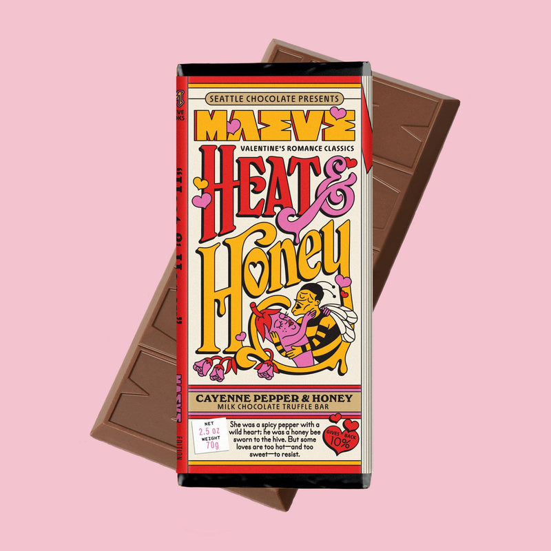 Valentine's - Heat & Honey Truffle Bar