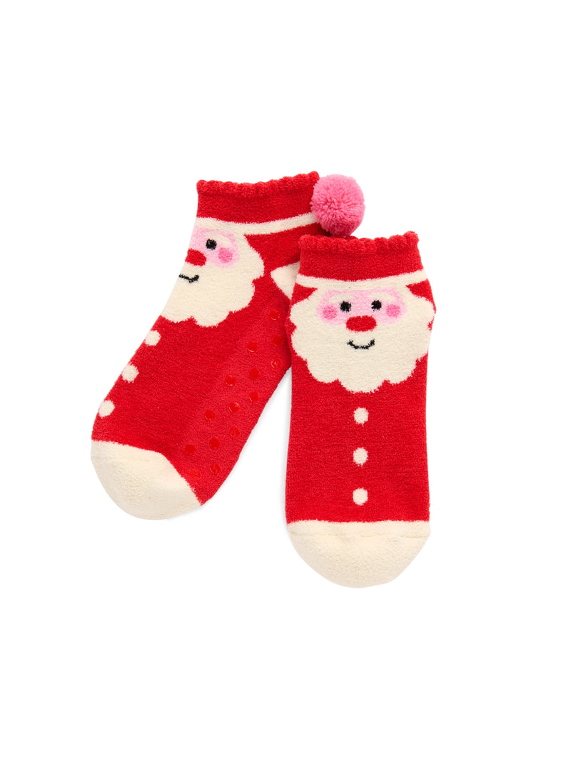Santa Home Socks | Red