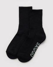 Ribbed Sock Black