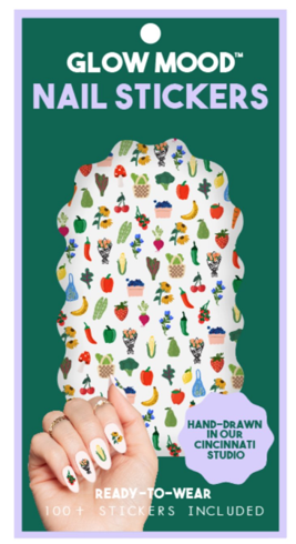 Glow Mood Farmers Market Nail Stickers