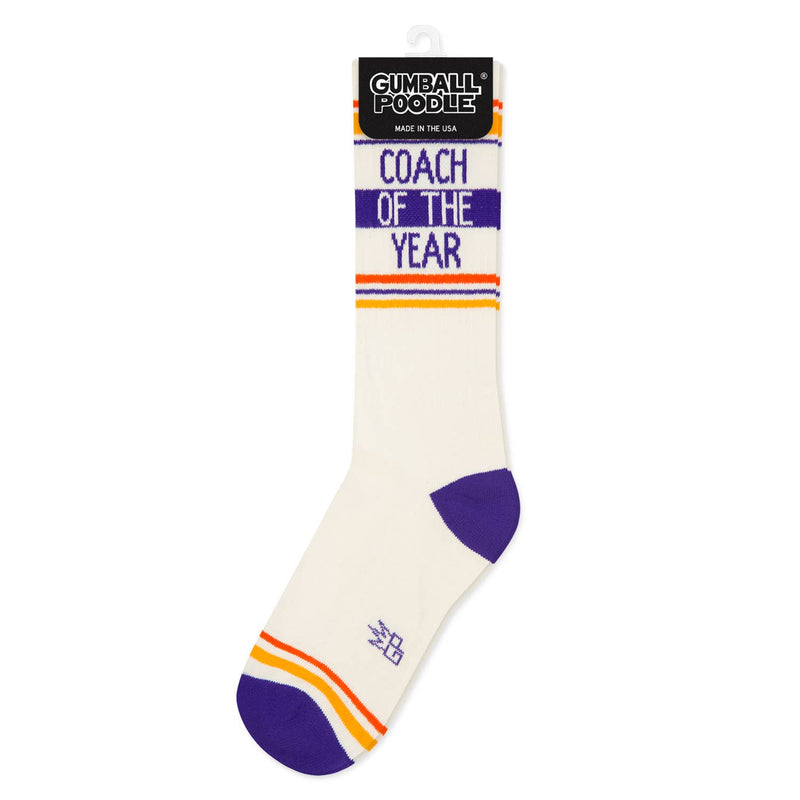 Coach Of The Year Gym Crew Socks