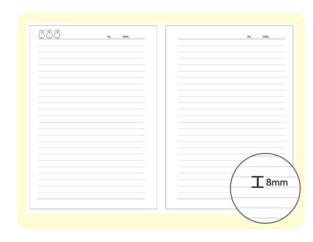 Miffy Spring Line Note Book Journal Planner